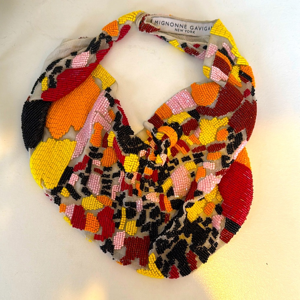 Mignonne Gavigan Beaded Scarf Necklace